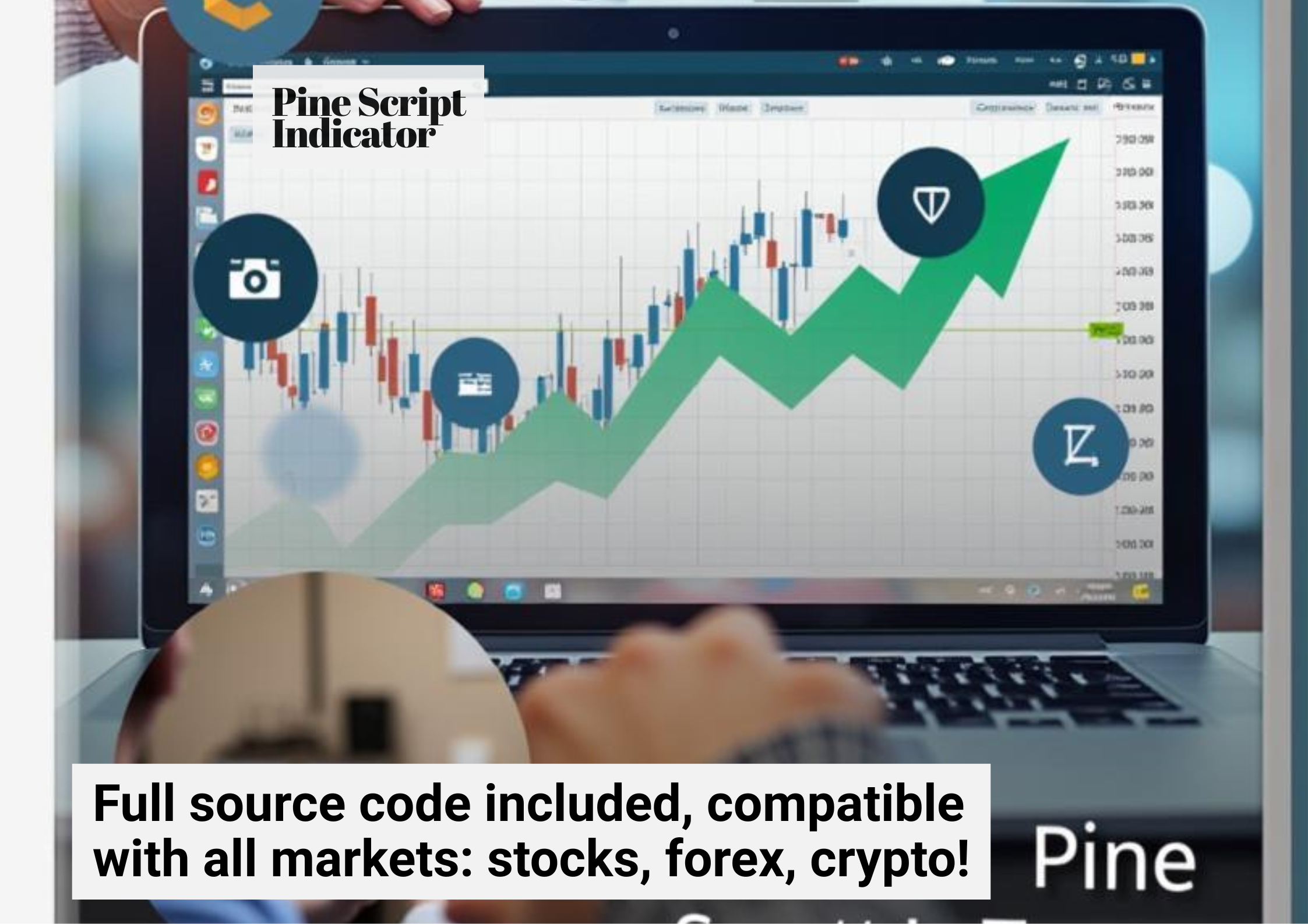 A clean trading chart representing the First Candle Pro indicator.